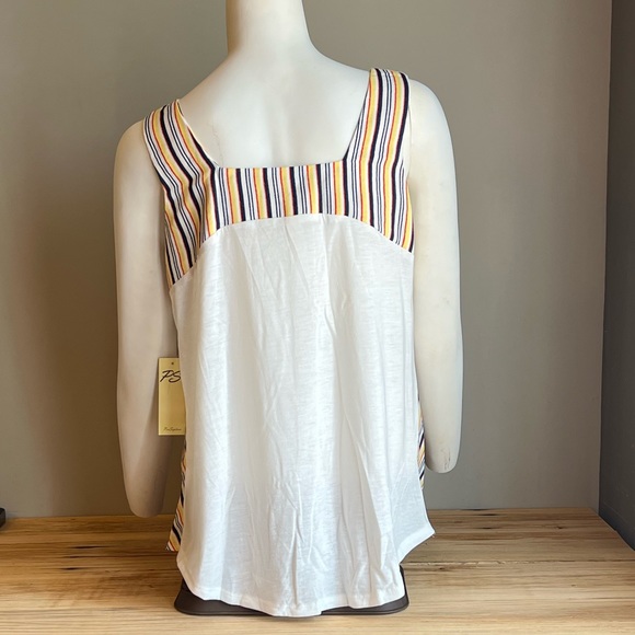 NWT Perceptions striped tank top size small - Picture 3 of 9